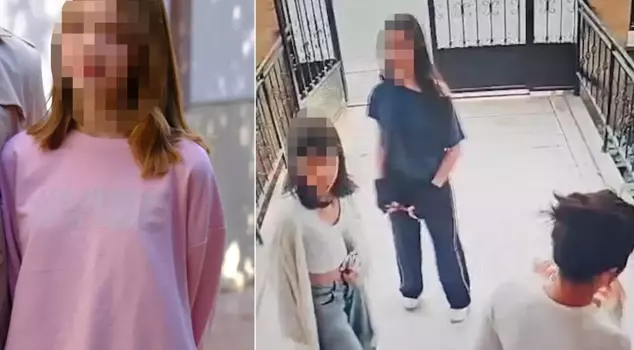 What happened to these children! Five girls around 13 years old broke into a house with a knife.