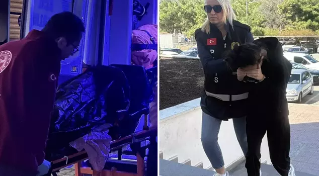 The woman who left her newborn baby on the terrace has been arrested.