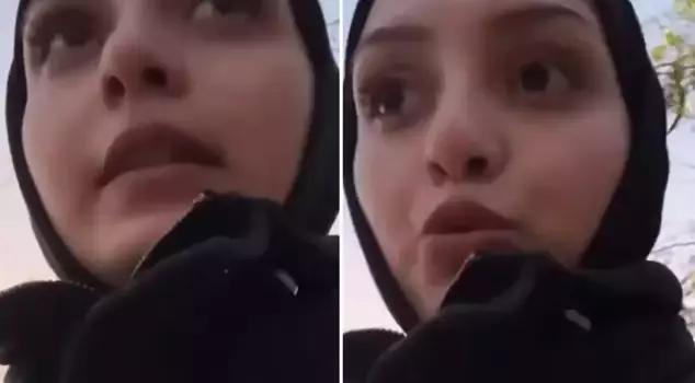 The young girl recounted the moments of harassment with a trembling voice: 
