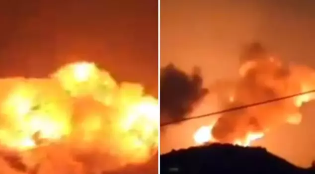 Airstrikes by Israel on 5 cities in Lebanon.