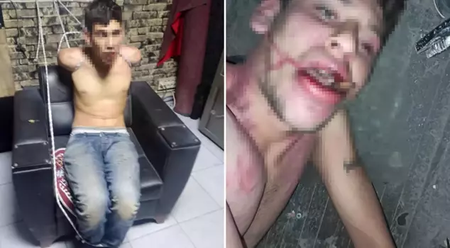 They broke his teeth and made him eat insects in a locked storage! This is the punishment they wanted.
