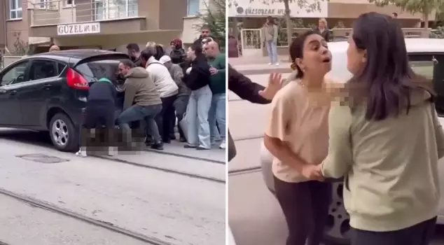 They struggled for minutes to rescue the small child trapped under the car.