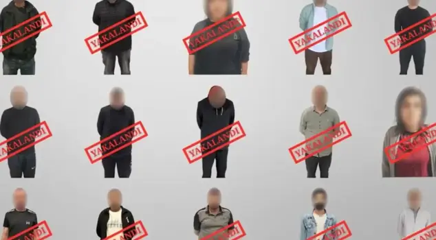 Thirteen individuals wanted with a red notice have been brought to Turkey.