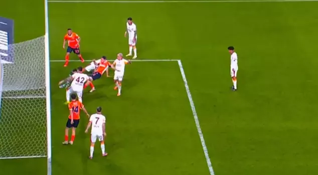 The goal of RAMS Başakşehir was disallowed by VAR.