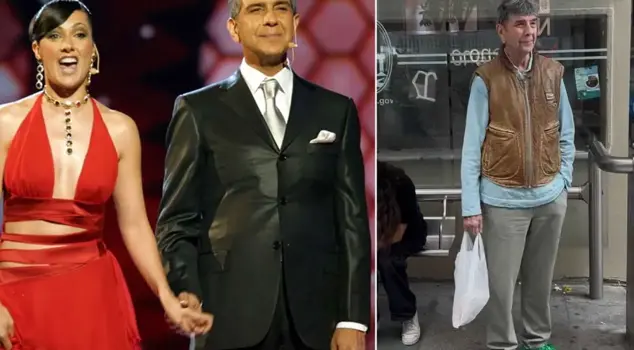 The legendary TRT announcer Korhan Abay was spotted waiting for a bus years later.