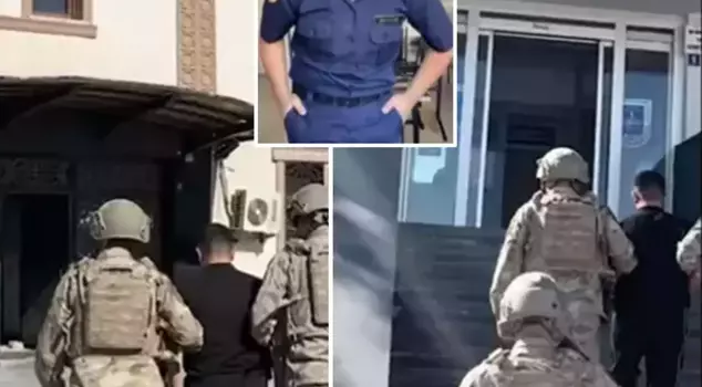 The person who liked the post featuring the Turkish flag being stepped on was taken into custody.