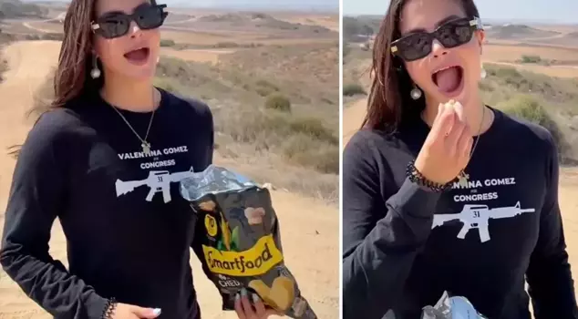 He had burned the Quran before! Now, while Gaza is being bombed, he ate popcorn.
