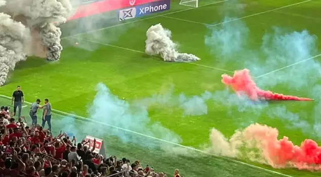 Match in Israel turns chaotic: The area officially turned into a battlefield.