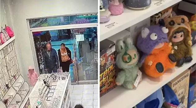 The popular toy craze turned into theft! Those moments were captured on camera.
