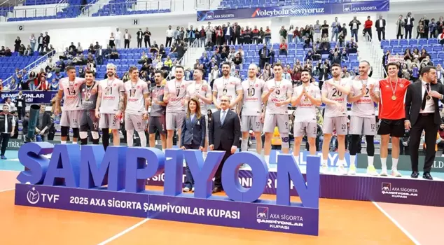 The champion of the 2025 Volleyball Men's AXA Insurance Champions Cup is Ziraat Bankkart.