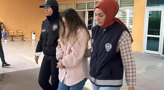 A teacher who is alleged to have bitten a student's arm has been arrested.
