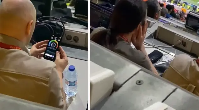 Norwegian journalists measuring decibel levels fell victim to the wrath of Galatasaray fans.