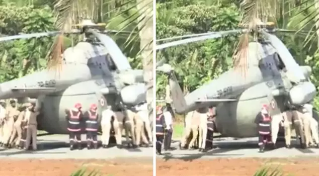 The President of India, Murmu, escaped death.