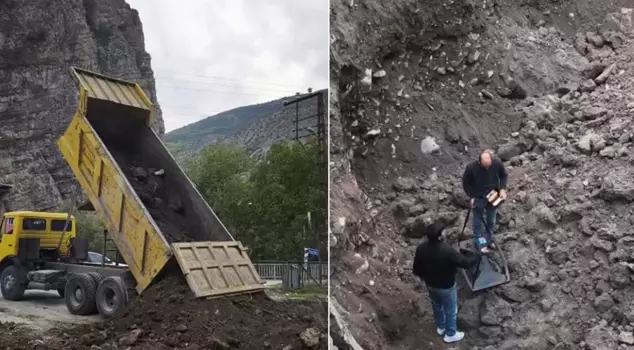 3 tons of gold excitement! 25 meters dug at the district entrance.