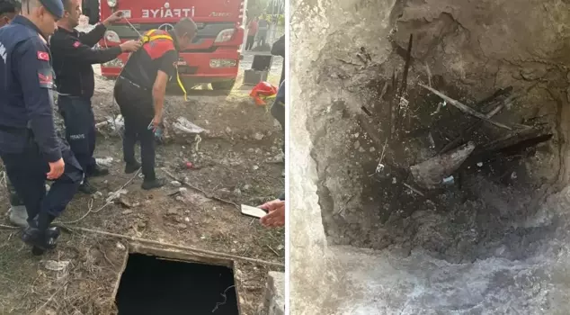 While trying to pick pomegranates, he almost lost his life! A 5-year-old child who fell into a well was rescued.