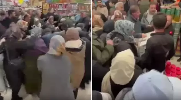 The televisions were put on sale for one thousand lira, and the market turned into a battlefield.