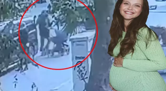 The moment famous actress İrem Helvacıoğlu came back from the brink of death with her baby is captured on camera.