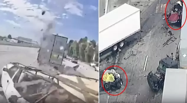The drug-impaired driver turned the highway into a battlefield.