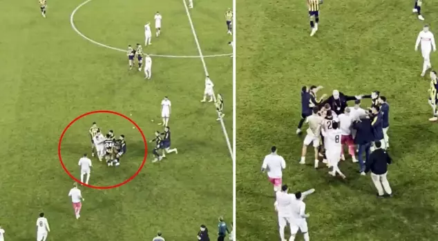 The lead role is played by Deniz Undav! Here are the moments when things got chaotic after the match.