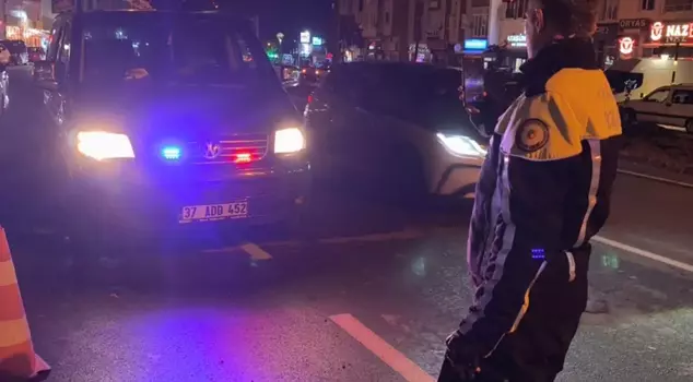 He went to the police station in a fake emergency vehicle! Moreover, he was unlicensed.