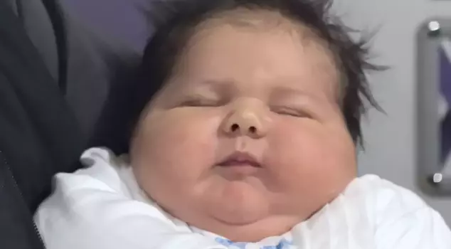 Turkey's heaviest and tallest baby, 