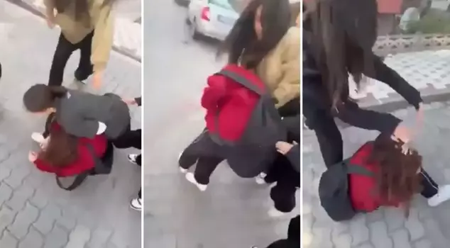 The oldest is 13 years old! A group of girls assaulted another girl like this.