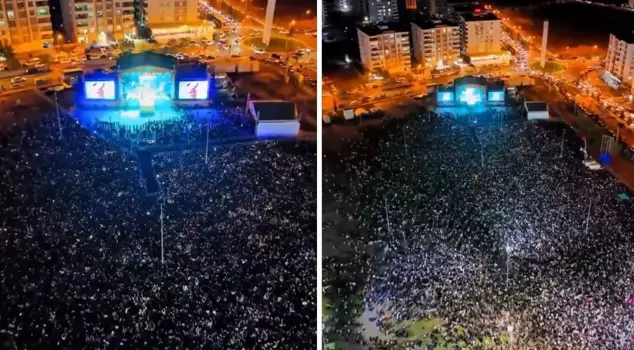 A massive crowd! Koma Amed, in Diyarbakır after 30 years.