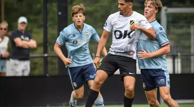 The shining Turkish defender of NAC Breda: Abdullah Emre Oğuz.