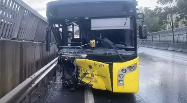 The bus crashed into the barriers, and the driver was found to be under the influence of alcohol.