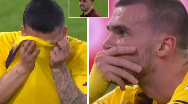 In the Trabzonspor-Eyüpspor match, a frightening injury occurred! The players couldn't hold back their tears.