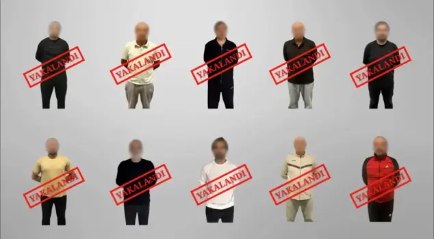 Nine criminals wanted with a red notice have been brought to Turkey.