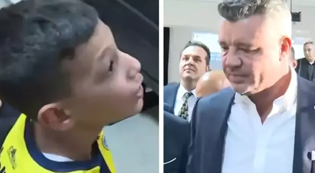 The little one who is the voice of the Fenerbahçe fans! Sadettin Saran couldn't remain indifferent to the site.