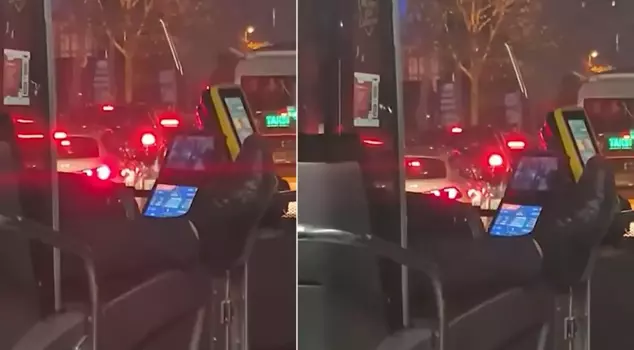 The move that made the IETT driver give up.