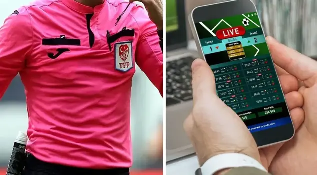 Bombshell claim: The names of the two referees who placed bets have been revealed.