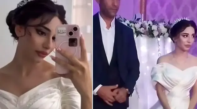 The bride, who was criticized by the groom and his family for having her shoulders exposed, committed suicide.