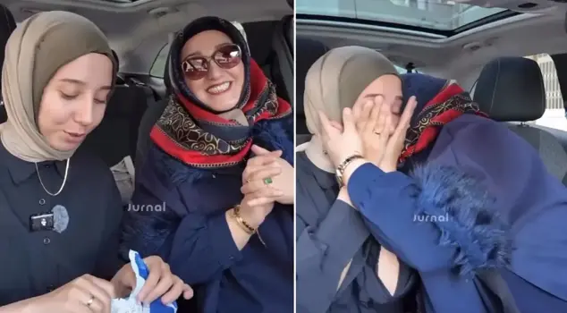 The young girl who opened the package was overwhelmed with tears: It shouldn't be this hard.