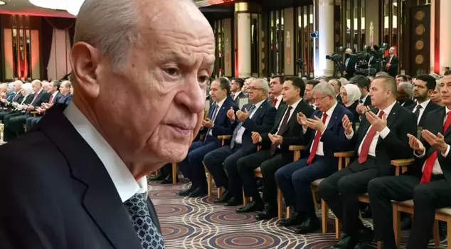 A notable detail at the October 29 reception in Beştepe! Bahçeli did not attend.