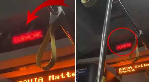 The writing he saw on the bus in Italy left him stunned: I think I've lost my mind.