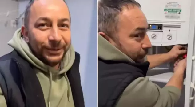 The images left behind by the father who lost his life in the collapsed building.