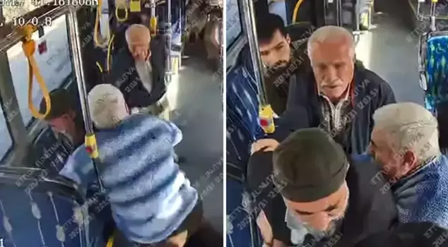 The horror on the IETT bus was captured on camera! They suddenly attacked for no reason.