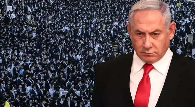 Tens of thousands of ultra-Orthodox Jews held a protest against mandatory military service in Israel.