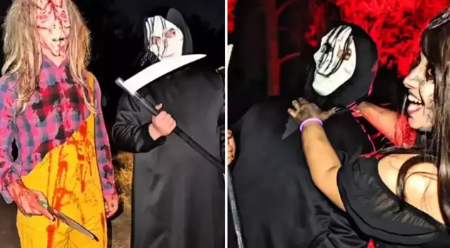 The city they chose for the Halloween celebration event.