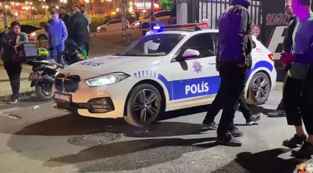 Before the derby, an armed clash broke out in Beşiktaş! 1 fan injured.