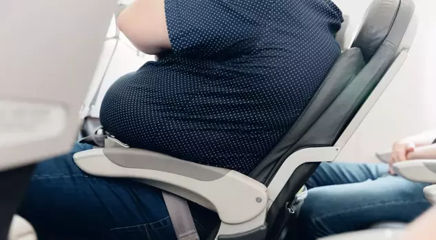 The airline will now charge overweight passengers for two seats.