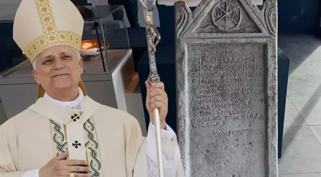 A 2,000-year-old curse was discovered underwater in Iznik, which the Pope is set to visit.