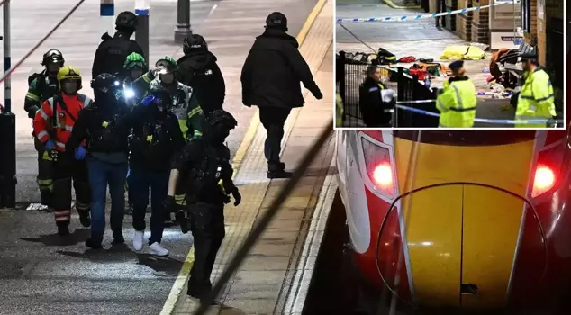 Knife attack horror on the train! 10 people injured, 9 of them seriously.