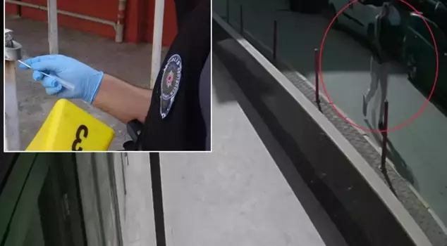 It terrified passersby! They caught him by tracking him step by step.