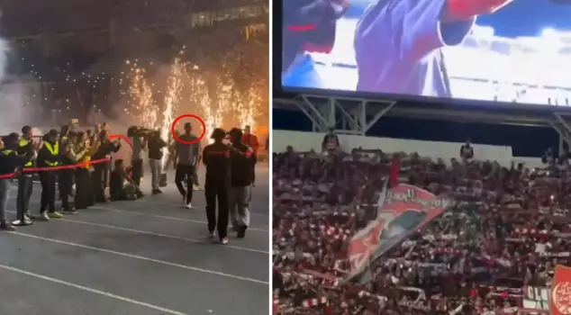 Galatasaray's former star was welcomed like a king at his new team.