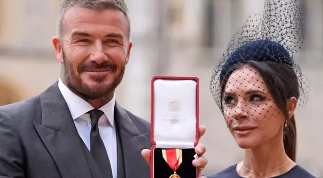 David Beckham has been awarded the title of knight.