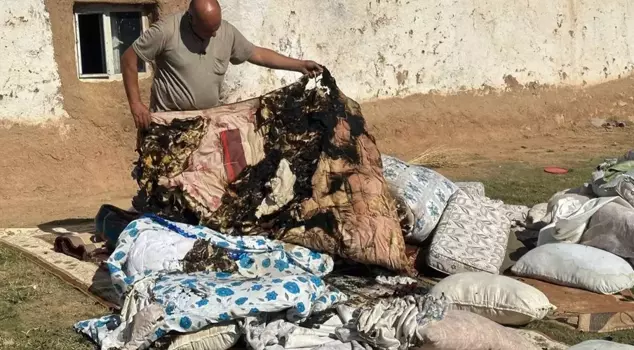 Wherever they go, the household items catch fire by themselves.